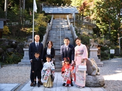 七五三祝い